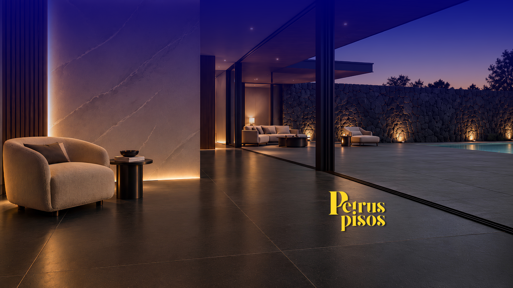 Residencia de alto estándar revestida en cerámica y porcelanato