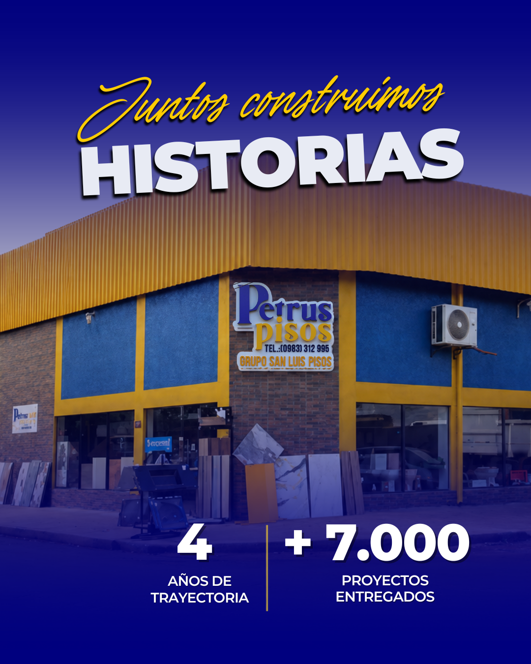 Piezas de cerámica y porcelanato en stock